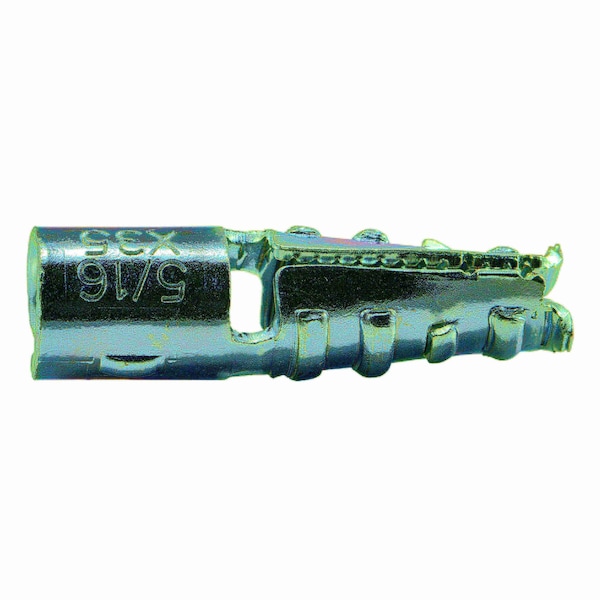 Torquemaster Crocodile Short Lag Shield, 5/16" Dia, 1-3/8" L, Steel Zinc Plated, 50 PK 51729 - main